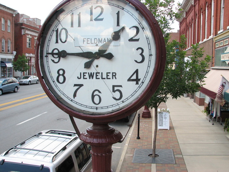 Franklin, PA Feldman's Clock photo, picture, image (Pennsylvania) at