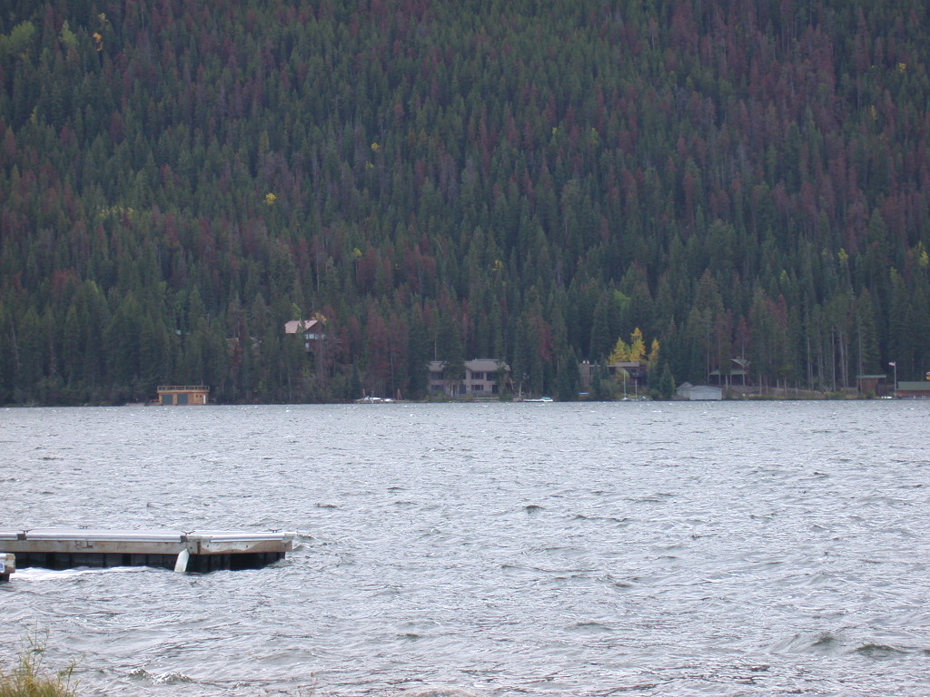 Grand Lake, CO Waterfront at Grand Lake, CO Sept 2005 photo, picture