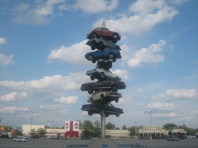 Berwyn, IL Stacked cars.....Cermak plaza.....Berwyn has gone downhill