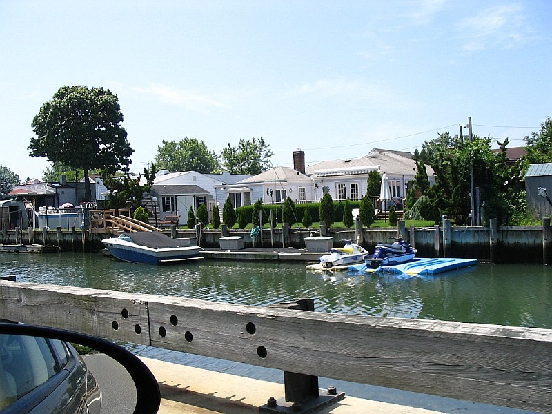 Baldwin Harbor, New York Bay Front Doctor Photo Painting Painting (New York) Time