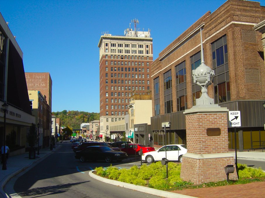 Huntington, WV Looking up 9th Street photo, picture, image (West