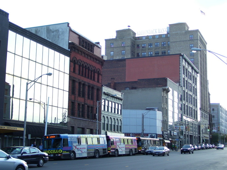 Utica, NY looking north up Genesee Street User note It is actually