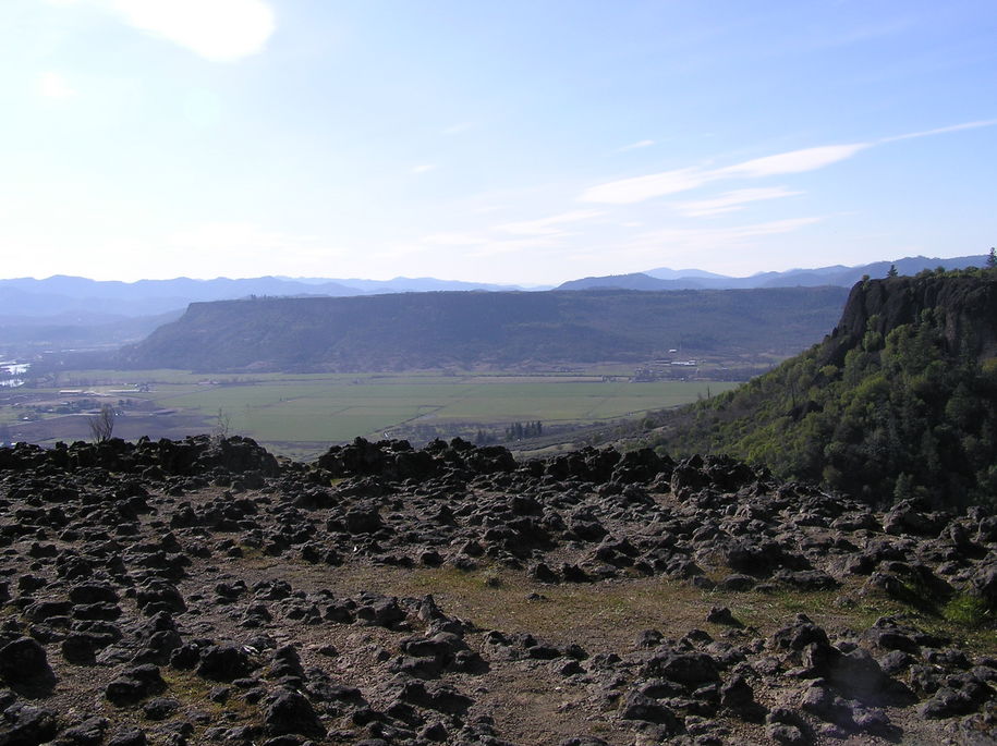 Sams Valley, OR Upper Table Rock looking towards Lower Table Rock photo, picture, image