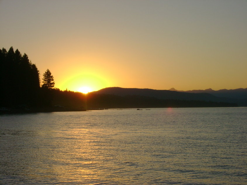 Lake Almanor West, CA Sunset from Prattville in Lake Almanor West