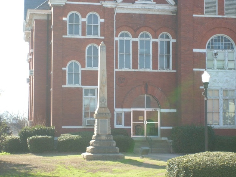 Talbotton, GA Confederate Memorial Talbot County Courthouse photo, picture, image