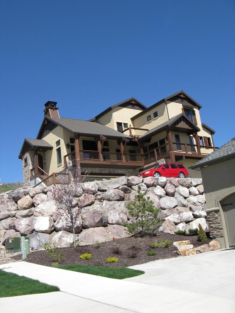 Draper, UT House Built On Rocks photo, picture, image (Utah) at city