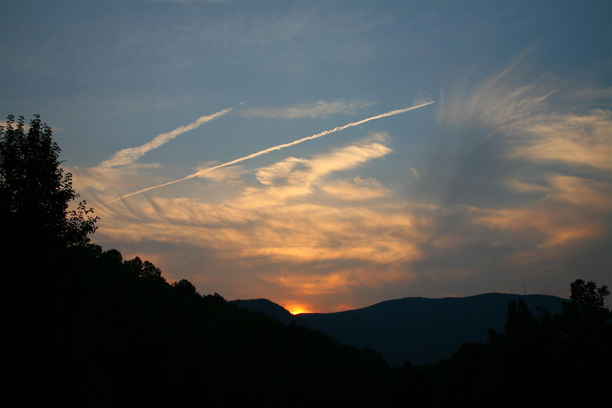 Johnson City, TN Buffalo Mountain Sunset photo, picture, image