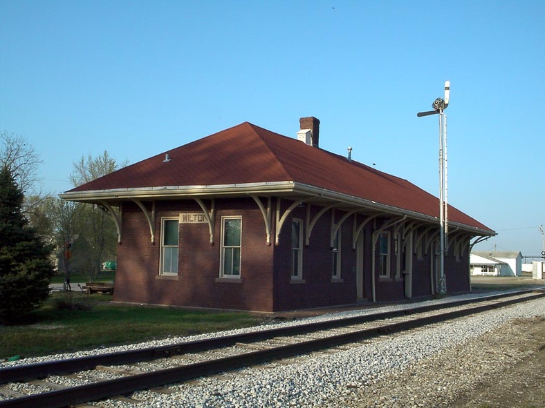 Wilton, IA Another View of the Depot 2005 photo, picture, image (Iowa