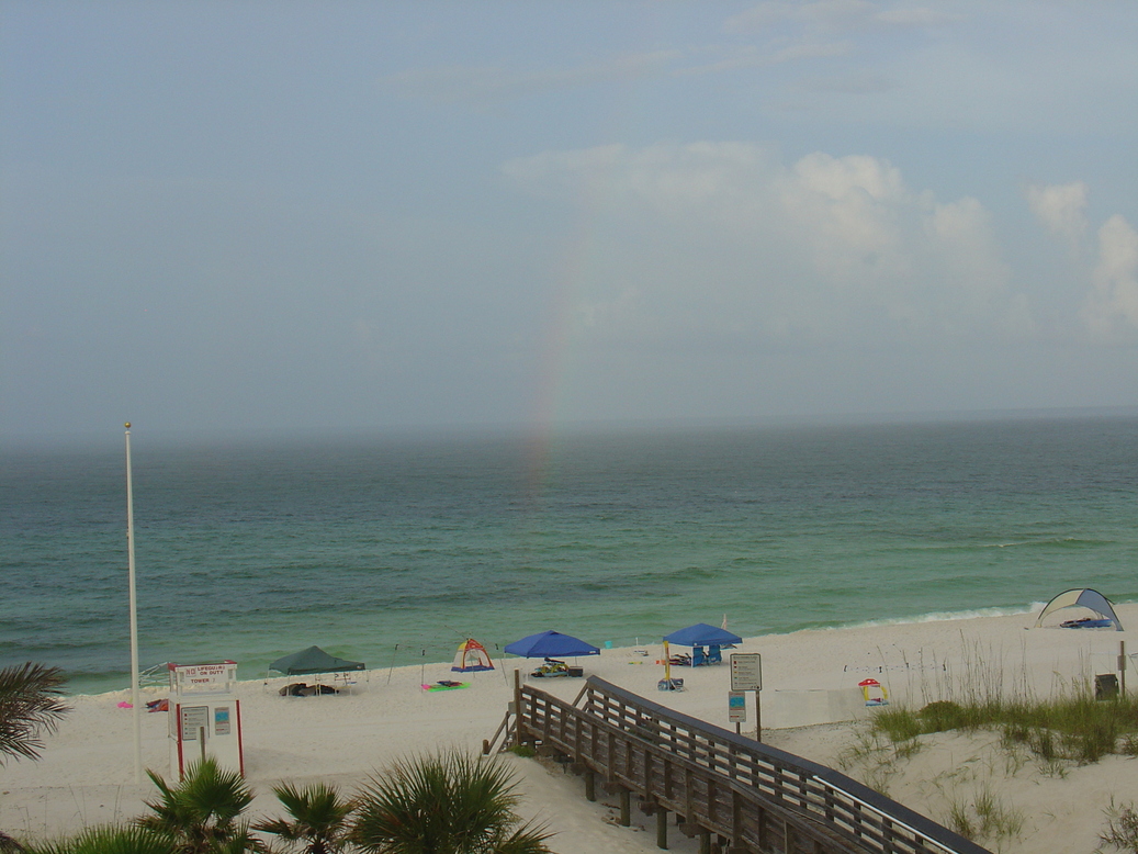 Fort Walton Beach, FL Faint Rainbow at Sea Crest photo, picture, image (Florida) at