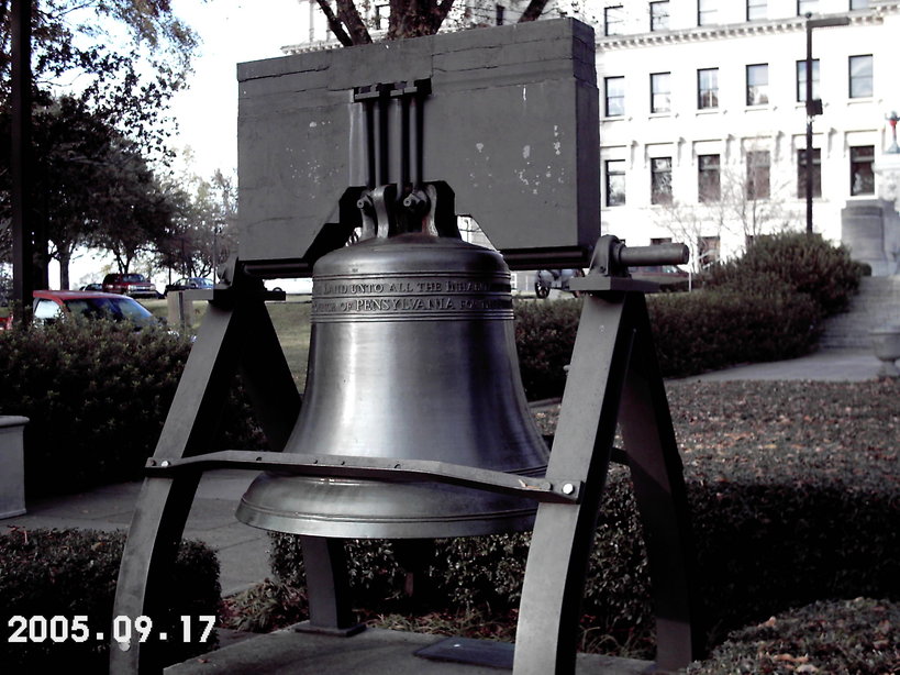 Jackson, MS Liberty Bell Replica On South Side of Mississippi State