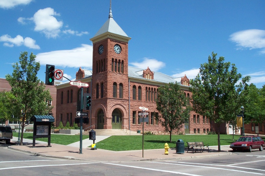 Flagstaff, AZ Historic Coconino County Courthouse in Downtown