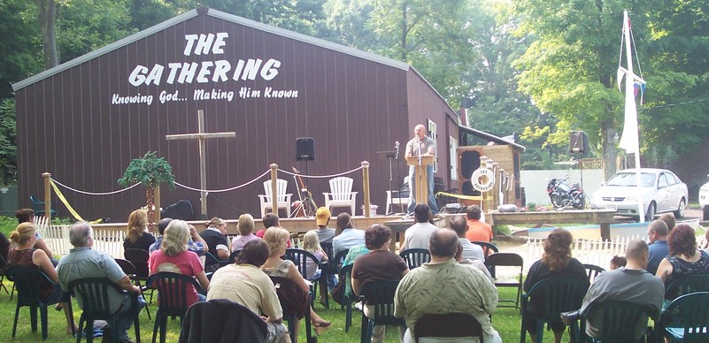 Fairfield Beach, OH Outdoor church service "The Gathering" photo