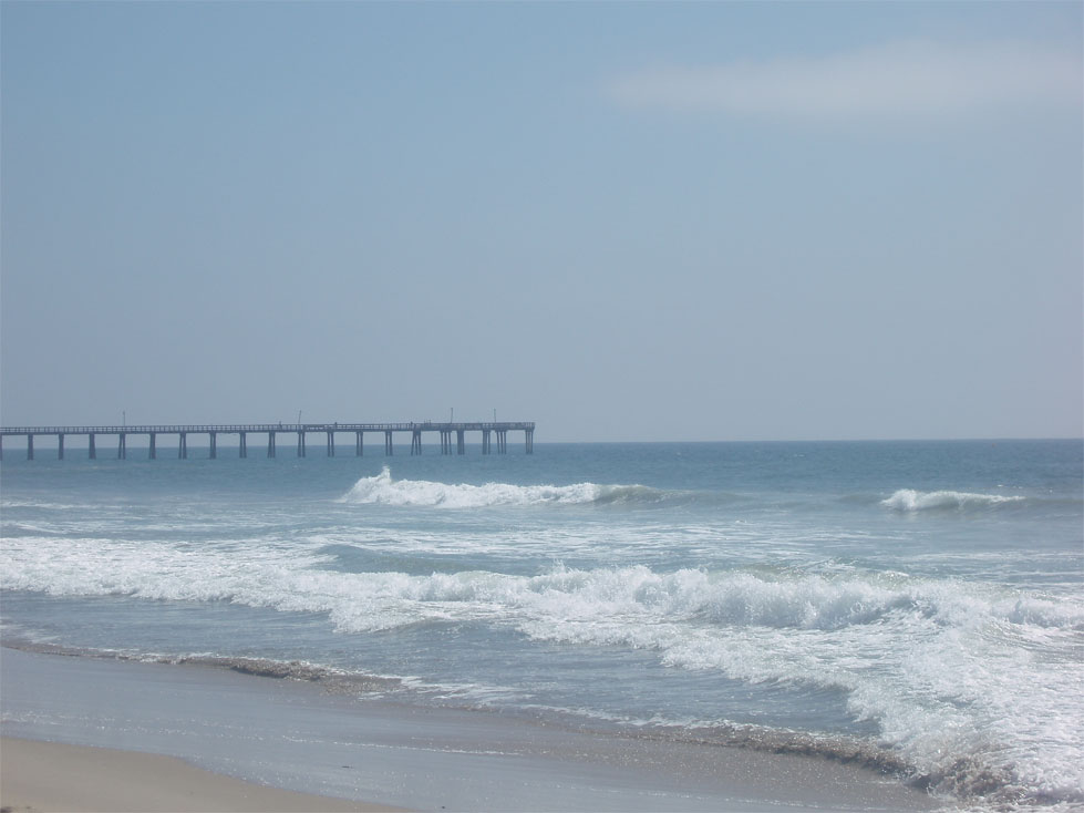 Port Hueneme, CA Picture of beach and pier in Port Hueneme, Ca. photo, picture, image