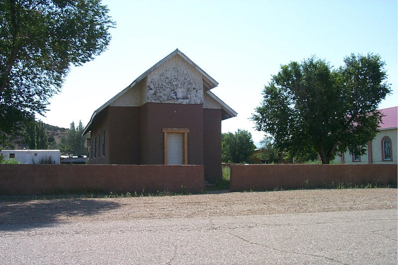 Fort Garland, CO Church, Adobe photo, picture, image (Colorado) at