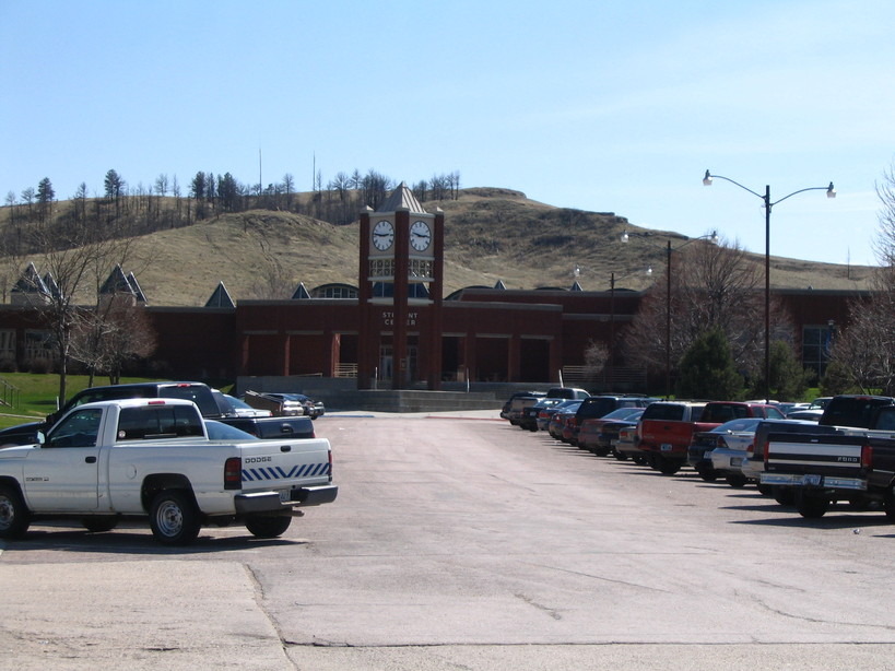 Chadron, NE Chadron State College Student Center Clock Tower photo