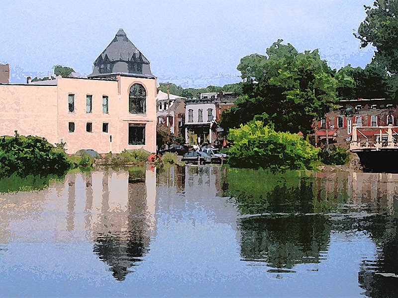 Clinton, NJ Clinton, NJ as seen from South Branch River photo