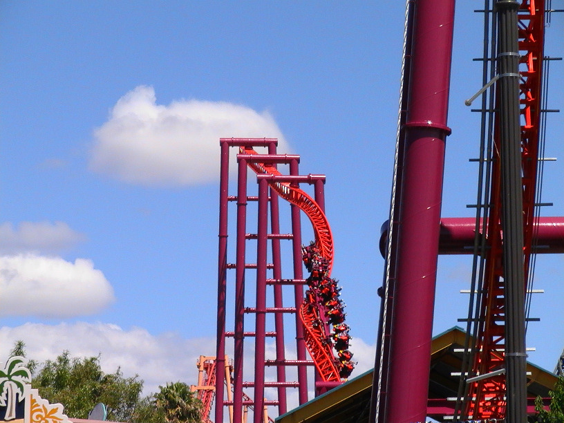 Vallejo, CA V2 Vertical Velocity at Six Flags Discovery Kingdom
