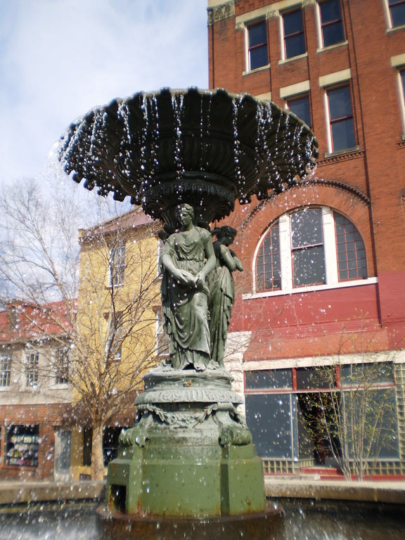 Maysville, KY Fountain on Market Street, Downtown Maysville photo