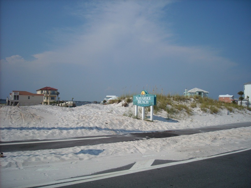 Gulf Breeze, FL Navarre Beach Sign photo, picture, image