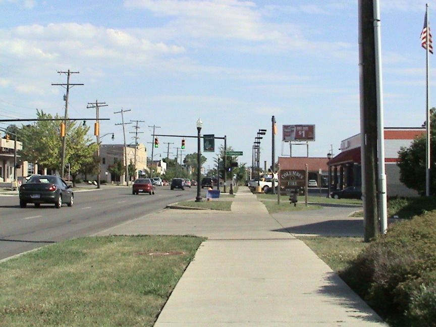 Columbus, OH On North HIgh Street by the Clintonville Fire Station