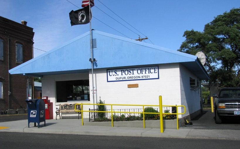 Dufur, OR Dufur Post Office, 2009 photo, picture, image (Oregon) at