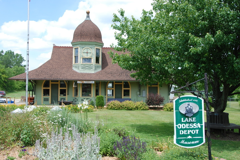 Lake Odessa, MI Train Depot Museum photo, picture, image (Michigan