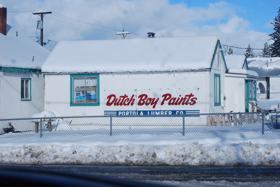 Portola, CA Old dutch boy paint store photo, picture, image