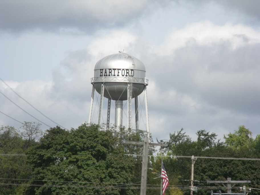 Hartford, WI Hartford Water Tower photo, picture, image (Wisconsin