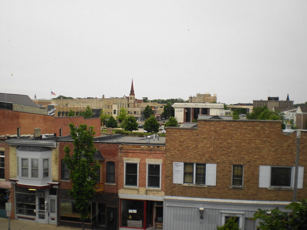 Janesville, WI Janesville Downtown (looking SW) photo, picture