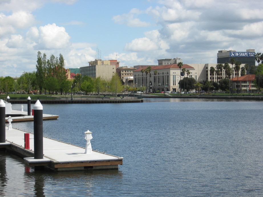 Stockton, CA Downtown Waterfront photo, picture, image (California