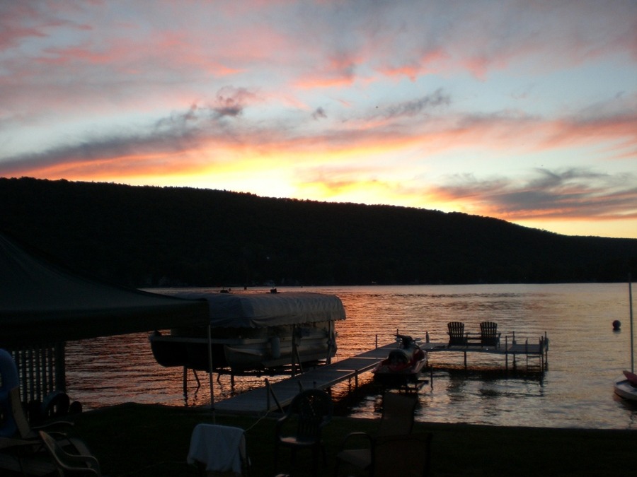 DeRuyter, NY July 2010 Sunset photo, picture, image (New York) at