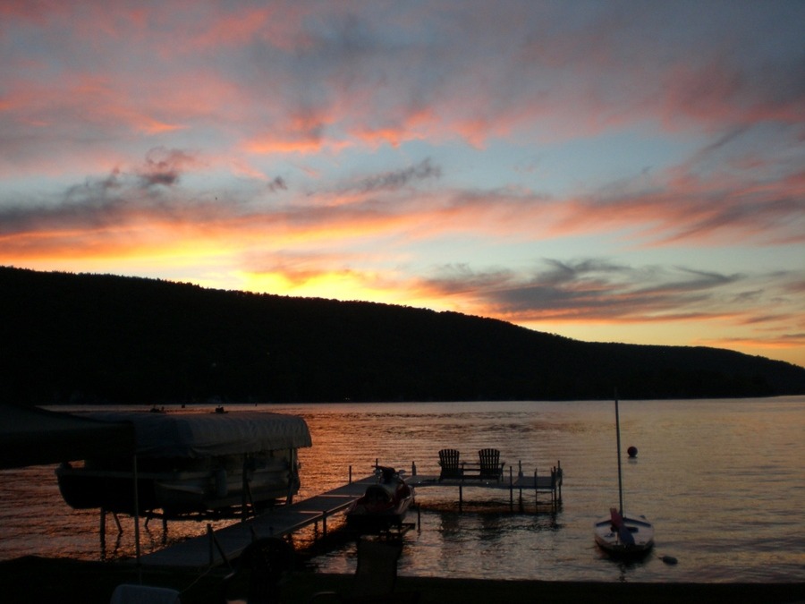 DeRuyter, NY July 2010 Storm Aproaching Sunset photo, picture, image