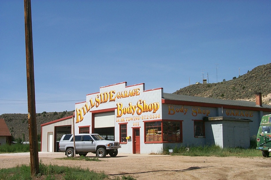 San Luis, CO Hillside Body Shop photo, picture, image (Colorado) at