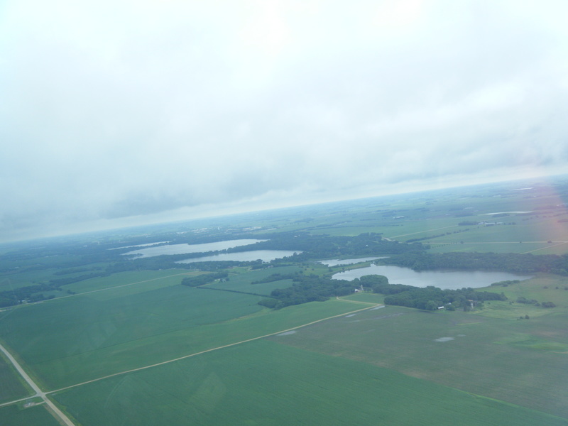 Fairmont, MN aerial view of fairmont lakes photo, picture, image