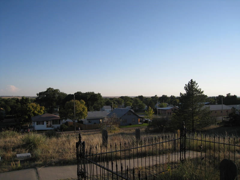 Ogallala, NE View Of Ogallala from Boot Hill. photo, picture, image