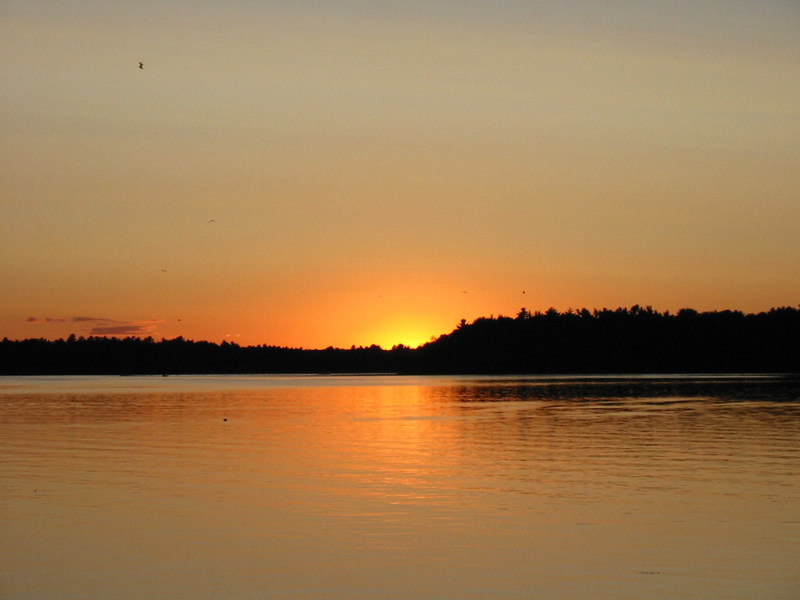 Oscoda, MI Van Etten Lake Sunset photo, picture, image (Michigan) at