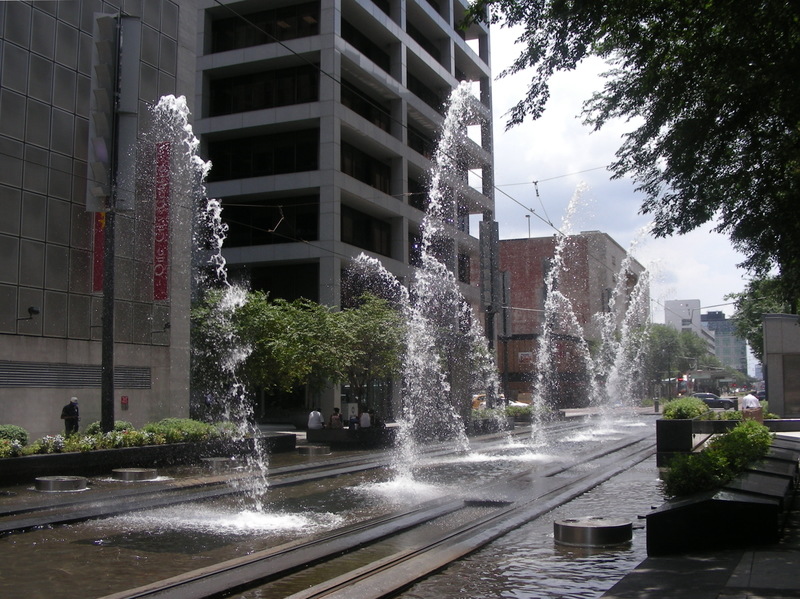 Houston, TX Fountains at Main and McKinney photo, picture, image (Texas) at