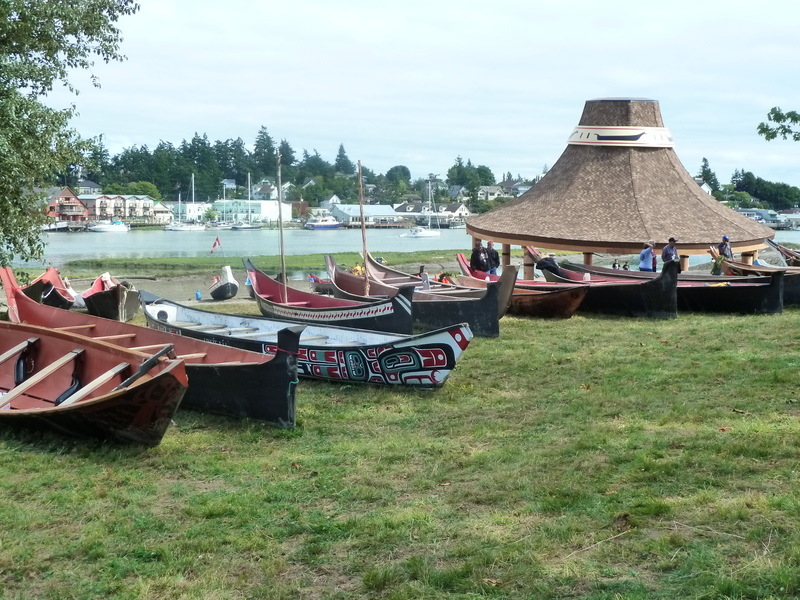 La Conner, WA 2011 Canoe Journey at the Swinomish nation photo
