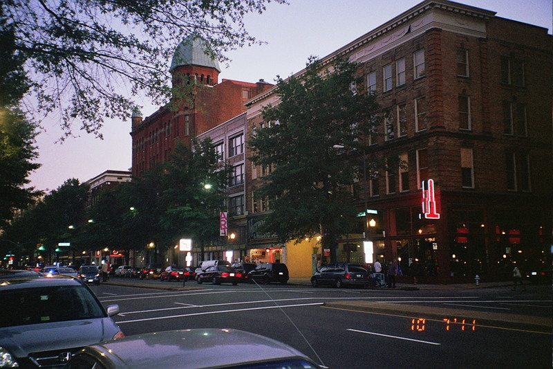 Richmond, VA Broad Street Arts District at dusk. photo, picture, image (Virginia) at
