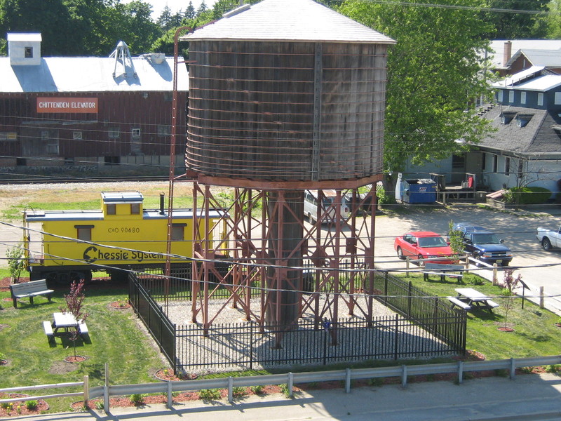 Grant, MI Historic Wood Water Tower photo, picture, image (Michigan
