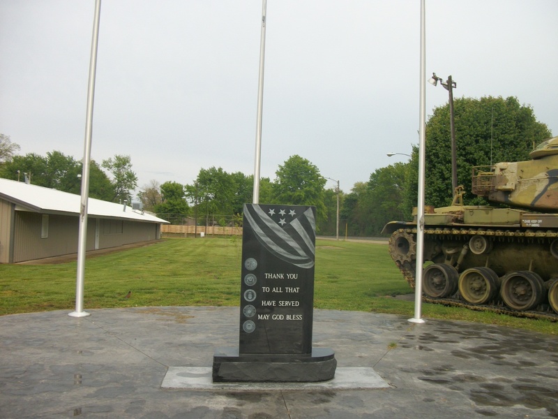 Mulberry Grove, IL Updated photo in front of the tank, a remembrance