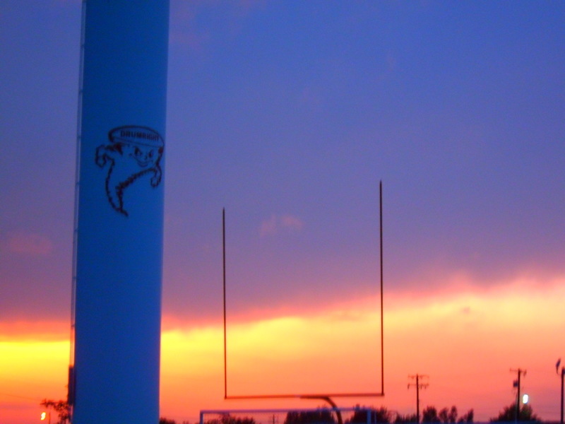 Drumright, OK Drumright Water Tower! at The Drumright Football Field