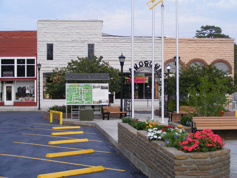 Huntsville, AR View of Polk Square photo, picture, image (Arkansas