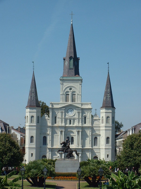 New Orleans, LA Jackson Square Cathedral in the French Quarter photo
