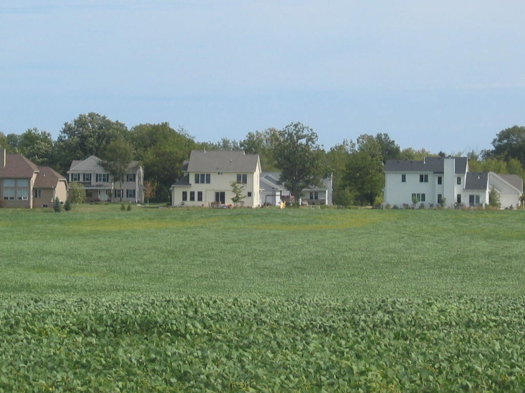Racine, WI Homes in Racine across from one of many farm fields