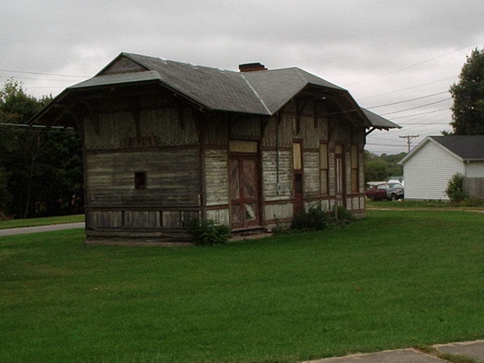 Frankton, IN Old Rail Station located at Lafayette and Mulberry in
