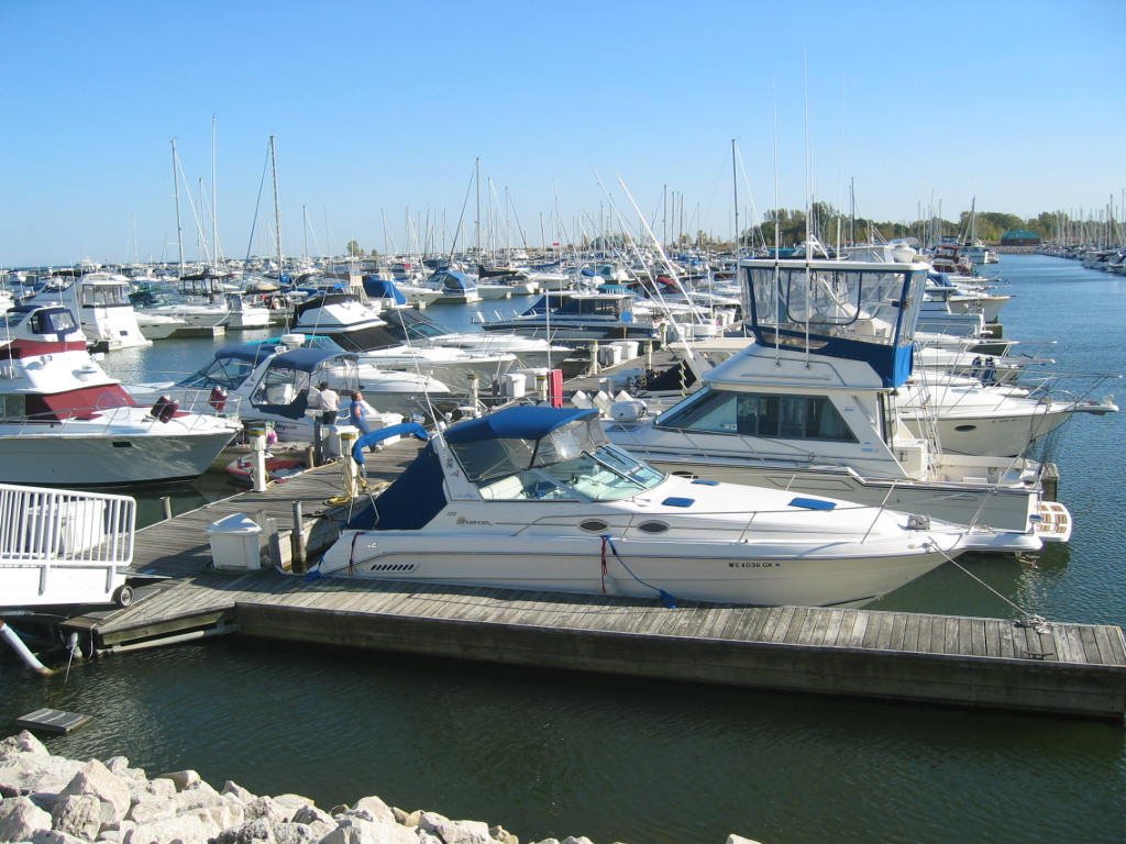 Winthrop Harbor, IL North Point Marina northern side. This is the