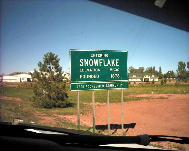 Taylor, AZ At the city limits. photo, picture, image (Arizona) at