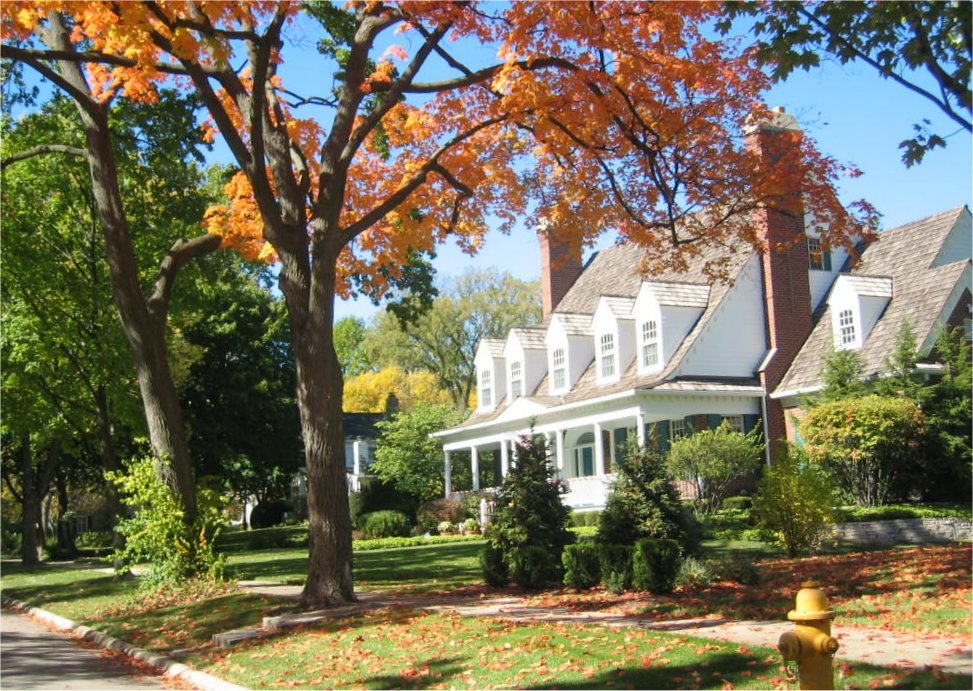 Hinsdale, IL Homes around the fourth street area photo, picture