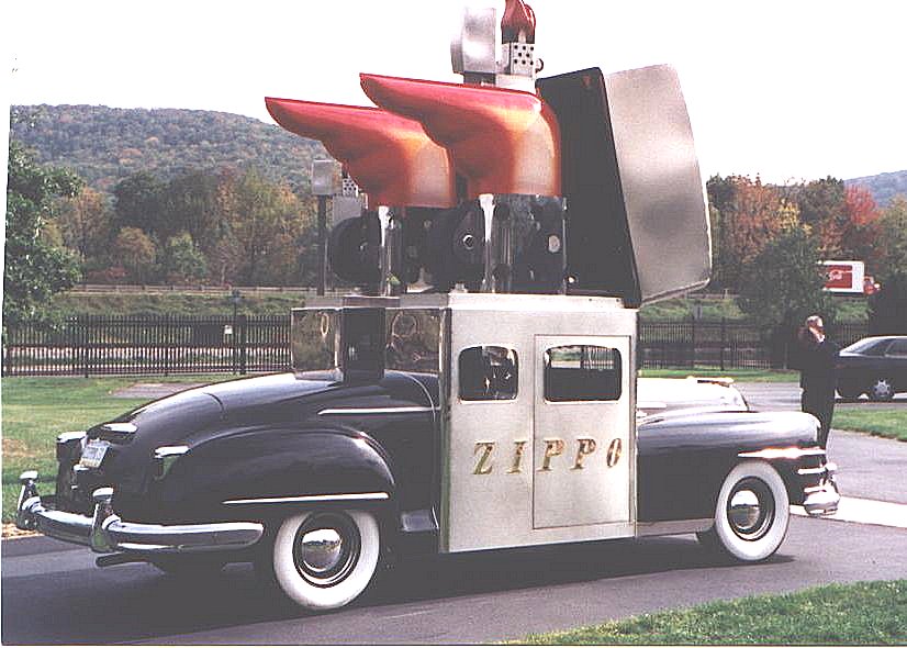 Bradford, PA Zippo Car outside of the Zippo Factory photo, picture
